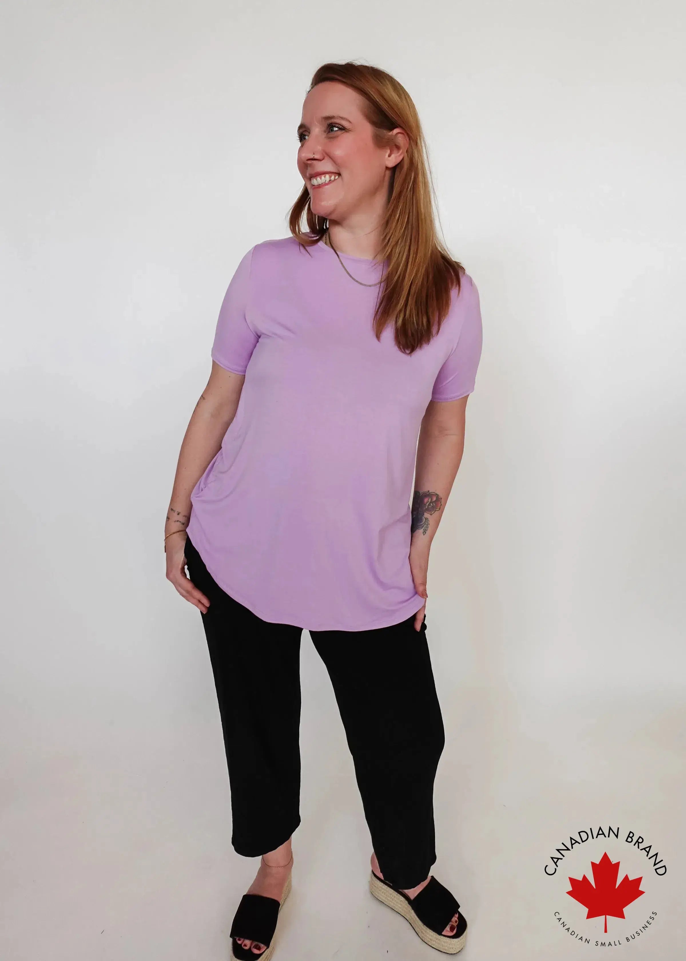 lilac bamboo tee shirt georgia rylan