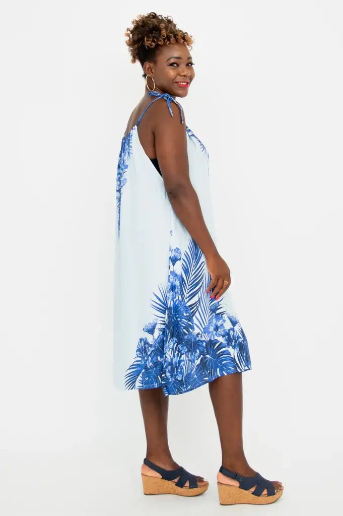 Beach Dress – Adjustable Lightweight Viscose Summer Cover - Up - Blue Sky Clothing Co - Cloud Nine Pajamas