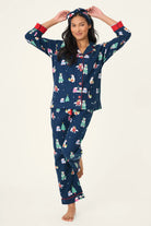 Bearly Awake 3-Piece Flannel PJ Set | Polar Bear Print & Headband PJ Salvage Canada
