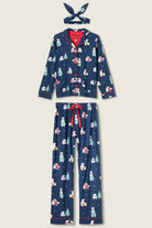 Bearly Awake 3-Piece Flannel PJ Set | Polar Bear Print & Headband PJ Salvage Canada