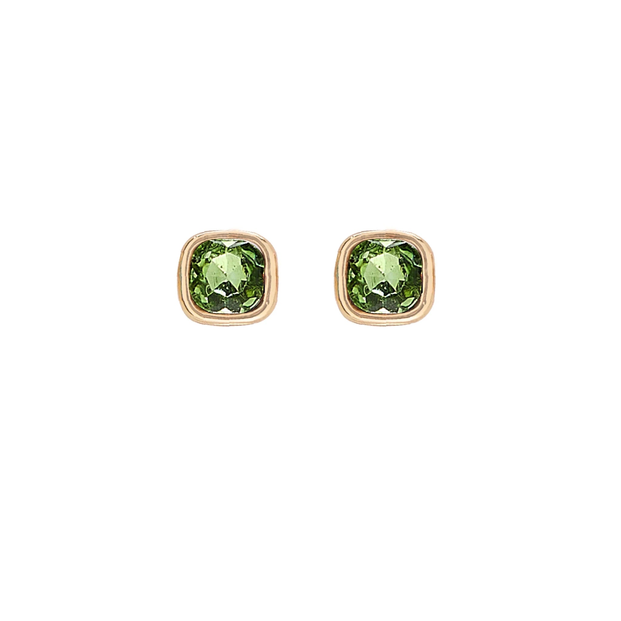 Foxy Originals Birthstone Earrings Gold huggie hoop and stud set — Cloud Nine Pajamas