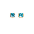 Foxy Originals Birthstone Earrings Gold huggie hoop and stud set — Cloud Nine Pajamas