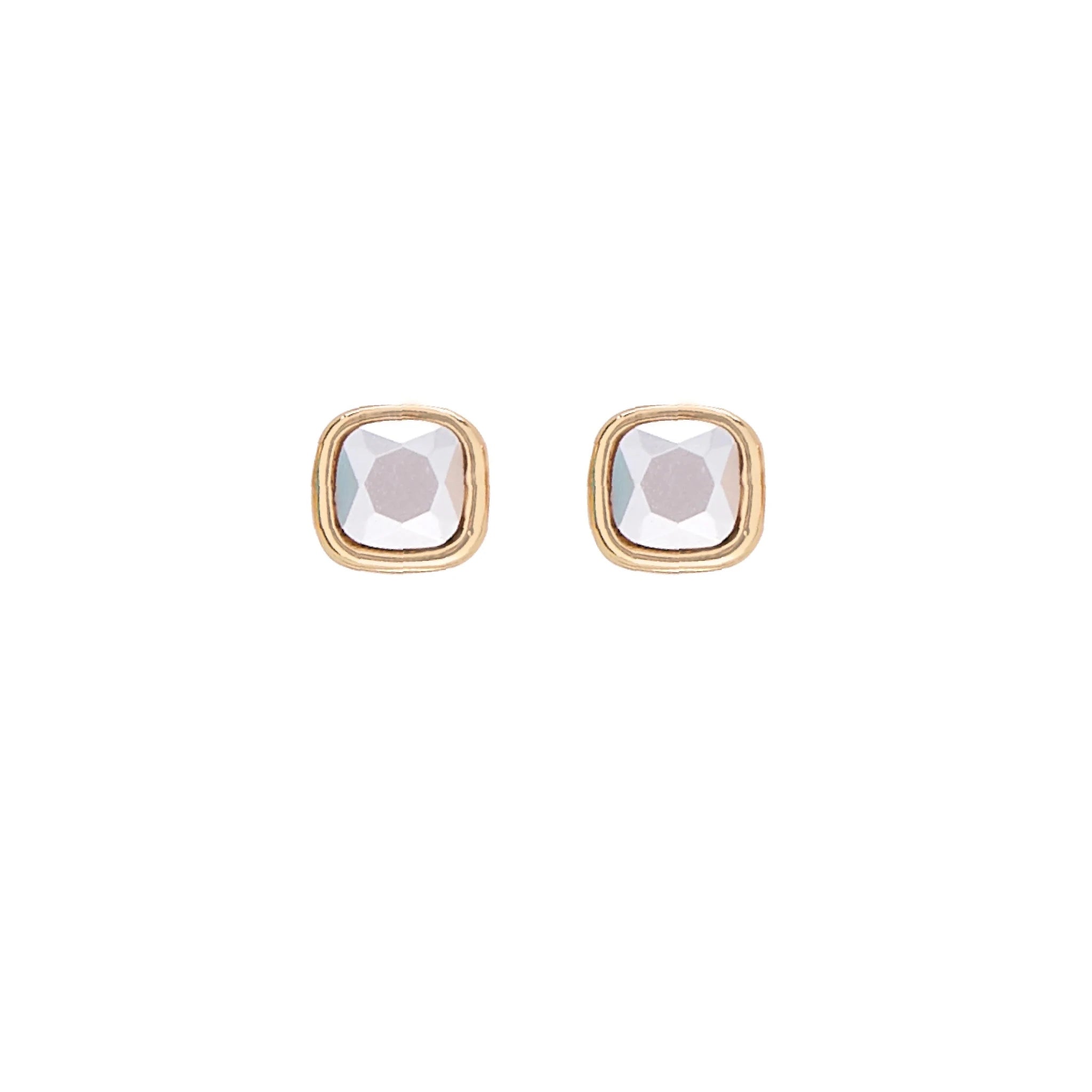 Foxy Originals Birthstone Earrings Gold huggie hoop and stud set — Cloud Nine Pajamas