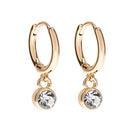 Foxy Originals Birthstone Earrings Gold huggie hoop and stud set — Cloud Nine Pajamas
