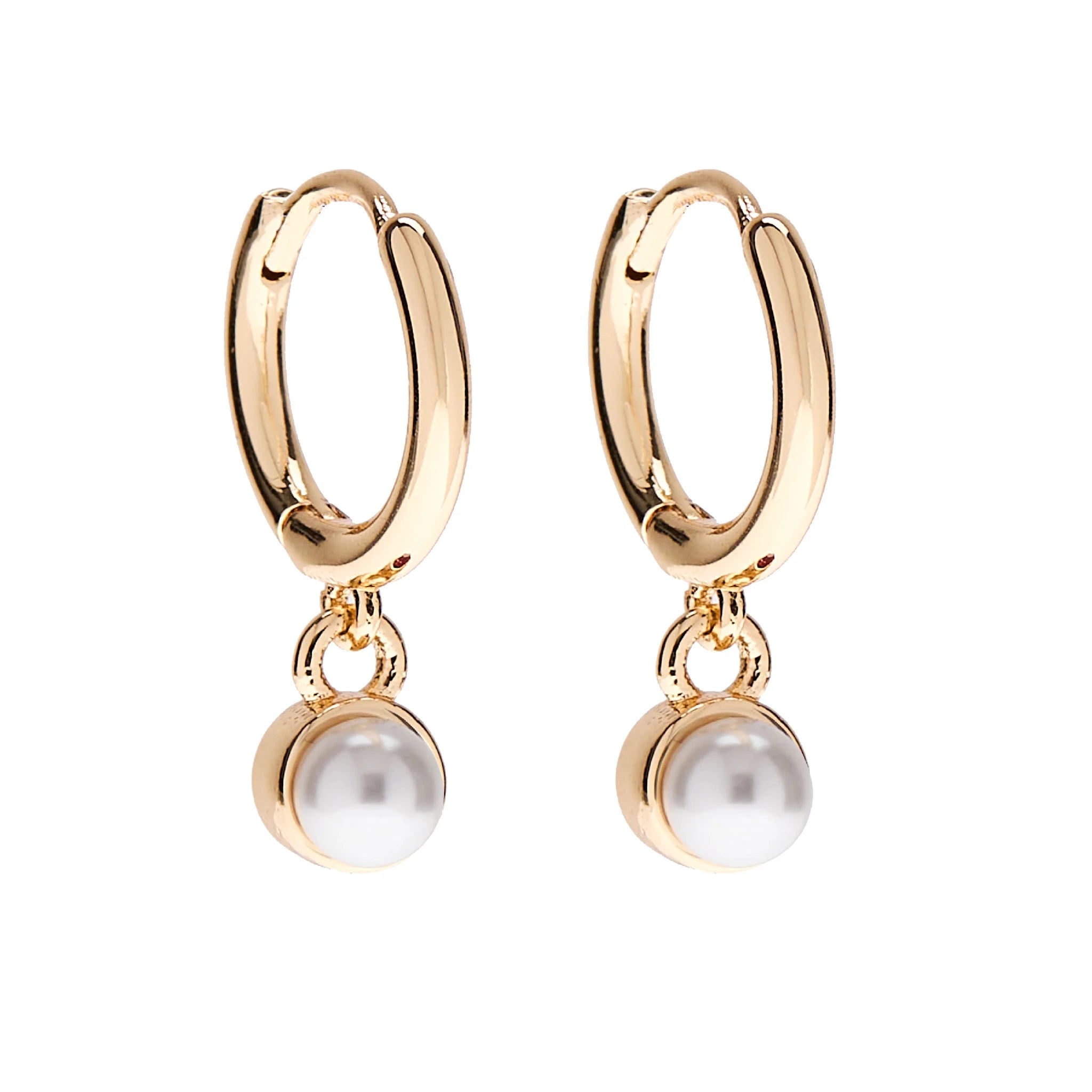 Foxy Originals Birthstone Earrings Gold huggie hoop and stud set — Cloud Nine Pajamas