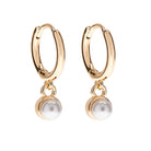 Foxy Originals Birthstone Earrings Gold huggie hoop and stud set — Cloud Nine Pajamas