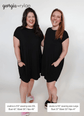 Black Beauty Dress Pleated with Pockets Bamboo | Georgia Rylan