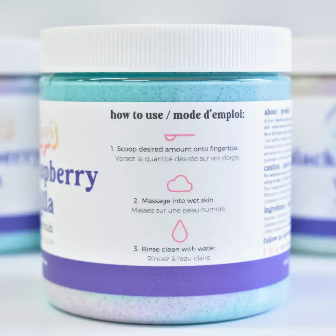 Black Raspberry Vanilla Sugar Scrub - Small Batch Soaps - Cloud Nine Pajamas