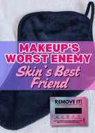 remove it makeup remove cloth for removing all makeup with just water - reusable, eco friendly skin care