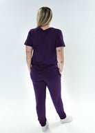 Blackberry Amethyst Tee & Jogger Bamboo PJ Lounge Set