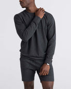 men's 3six five crew in black heather by SAXX