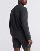 men's 3six five crew in black heather by SAXX