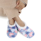 Snoozies Plush COZY Slipper Socks watercolour floral