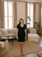 Meadow Dress Short | Blondie Apparel Black