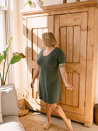 Meadow Dress Short | Blondie Apparel pine