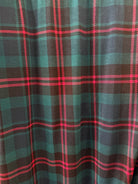 Bob's Sleepwear Co. Stormy Blue Plaid bamboo tartan fabric swatch — Cloud Nine Pajamas Edmonton