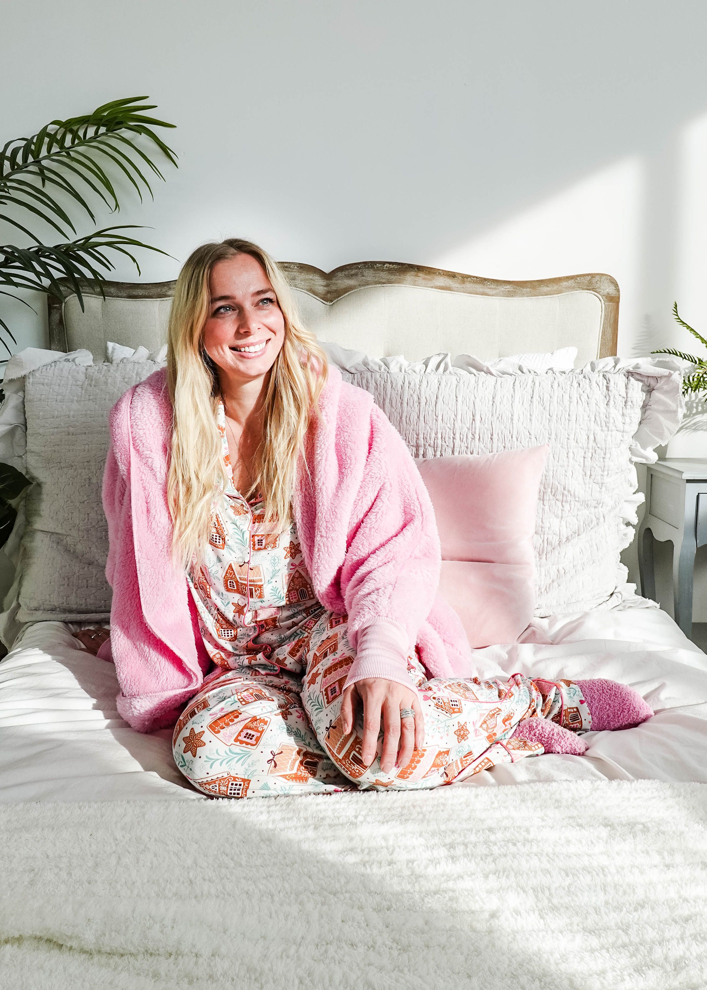 blush cloud cozy cardi jan marie women's fluffy sweater coat with hood