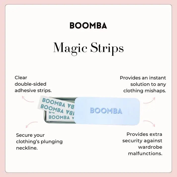 BOOMBA Magic Tape Strips (Reusable, 20+ Uses) - Boomba - Cloud Nine Pajamas