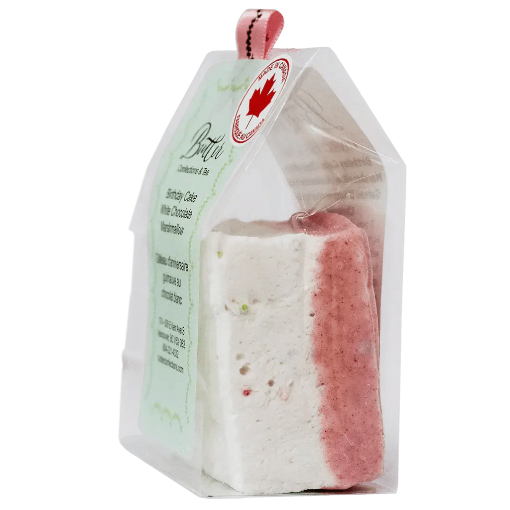 Butter Confections Large Cut Chocolate Dipped Marshmallows in festive packaging.