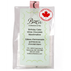 Butter Confections Large Cut Chocolate Dipped Marshmallows in elegant packaging, featuring a birthday cake themed white chocolate marshmallow.