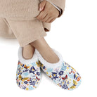 Snoozies Plush COZY Slipper Socks butterflies & flowers