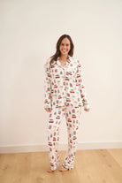 women's beachy christmas print pj set family matching Bambi & Birdie