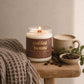 Prairie Creek Candle Coffee House 8oz soy candle amber jar — Cloud Nine Pajamas Edmonton