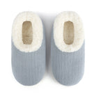 Snoozies Plush COZY Slipper Socks Cozy Corduroy ashley blue