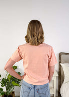 Sunset & Margs Crew Fit Cropped Graphic Tee