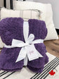 Cozy Cabin Blanket – Blackberry Wine | Rich Purple Throw