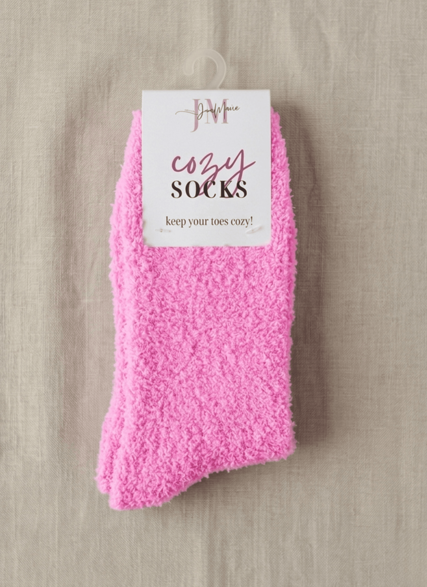 Cozy Cabin Lounge Socks – Marshmallow - Soft Fluffy Slouch Socks - Lounge By Jan Marie - Cloud Nine Pajamas