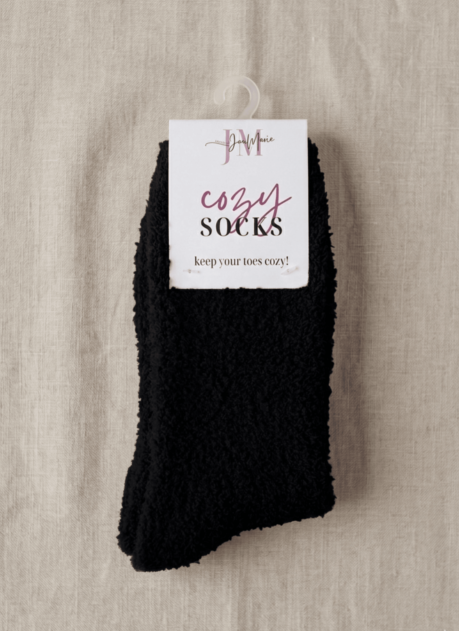 Cozy Cabin Lounge Socks – Marshmallow - Soft Fluffy Slouch Socks - Lounge By Jan Marie - Cloud Nine Pajamas