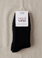 Cozy Cabin Lounge Socks – Marshmallow - Soft Fluffy Slouch Socks - Lounge By Jan Marie - Cloud Nine Pajamas