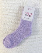 Cozy Cabin Lounge Socks – Marshmallow - Soft Fluffy Slouch Socks - Lounge By Jan Marie - Cloud Nine Pajamas