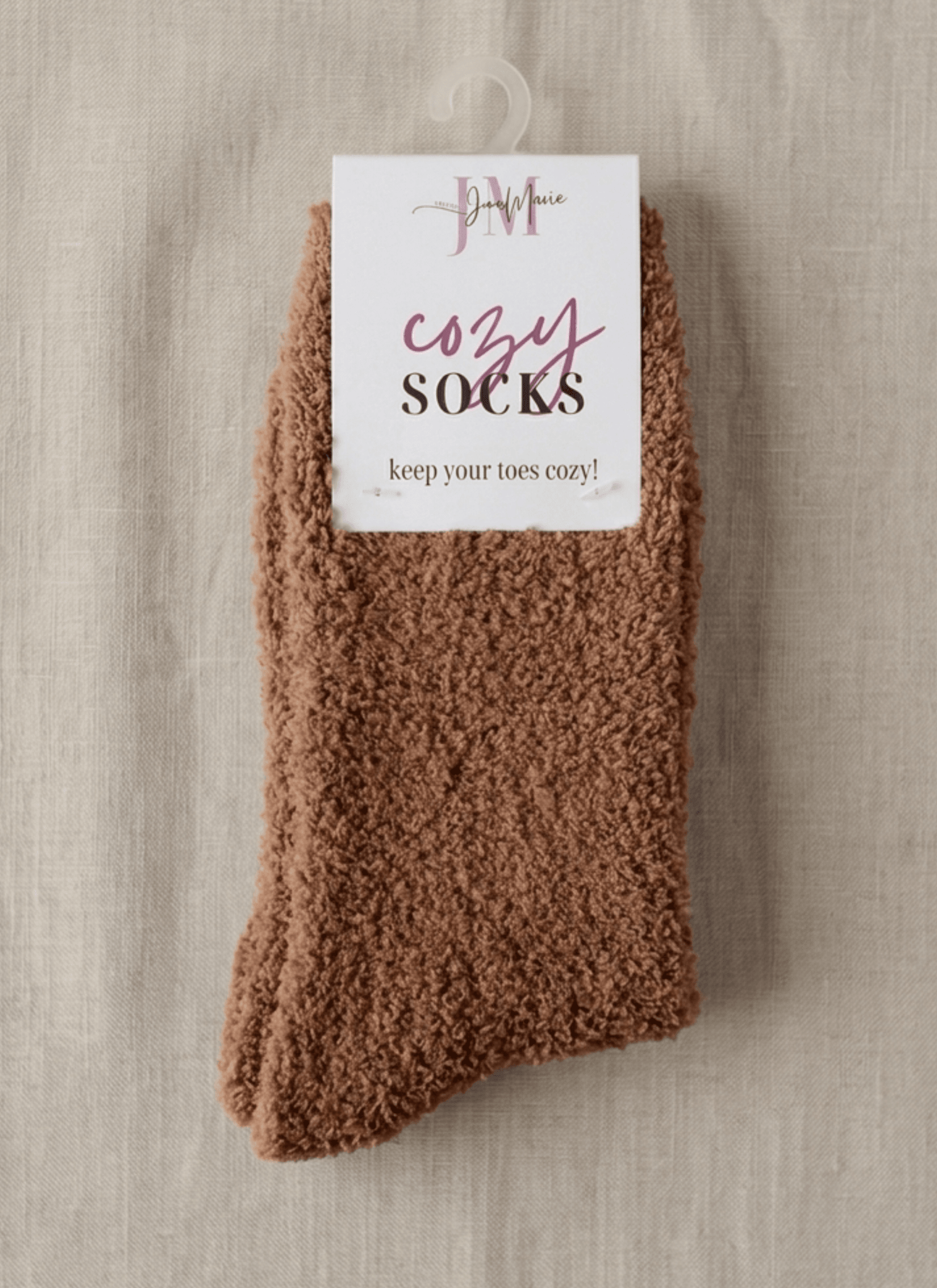 Cozy Cabin Lounge Socks – Marshmallow - Soft Fluffy Slouch Socks - Lounge By Jan Marie - Cloud Nine Pajamas