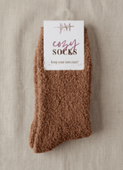 Cozy Cabin Lounge Socks – Marshmallow - Soft Fluffy Slouch Socks - Lounge By Jan Marie - Cloud Nine Pajamas
