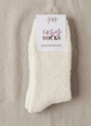 Cozy Cabin Lounge Socks – Marshmallow - Soft Fluffy Slouch Socks - Lounge By Jan Marie - Cloud Nine Pajamas