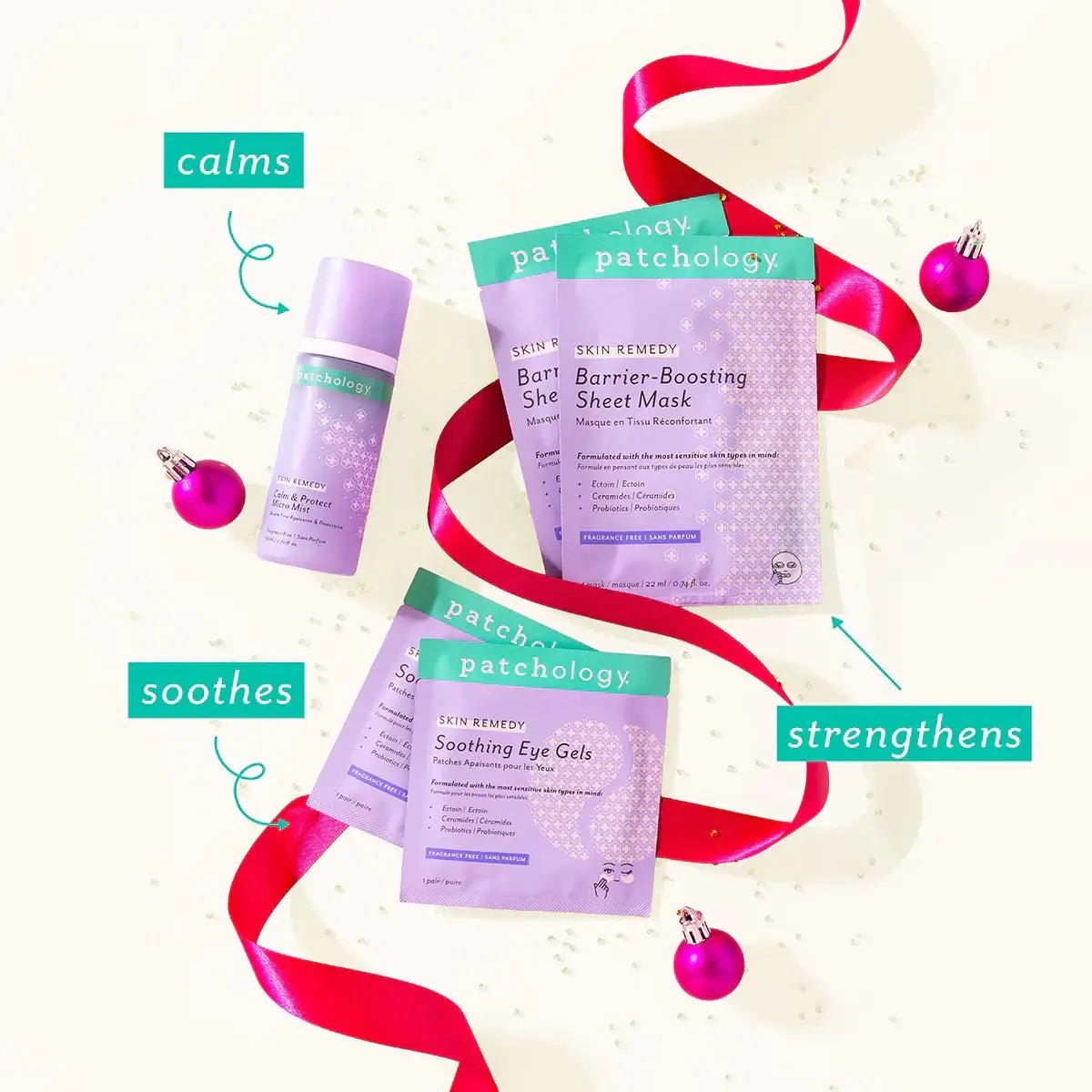 Cozy Comforts Soothing & Protecting Skincare Essential Kit | Patchology
