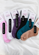 cozy cabin socks lounge multiple colours