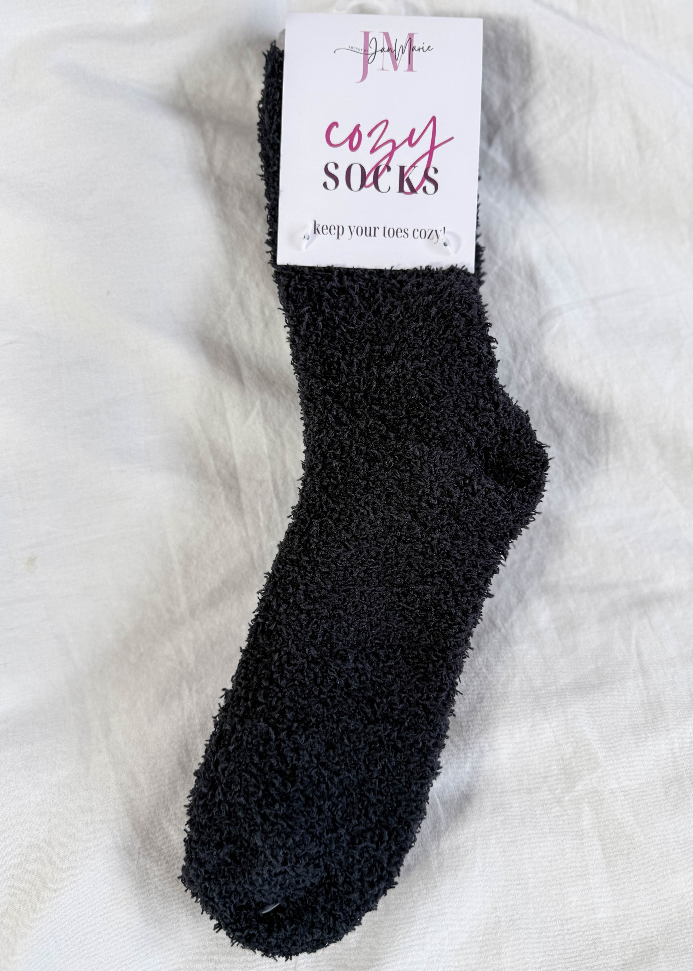 Lounge By Jan Marie Cozy Cabin Socks in polyester, black