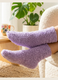 Cozy Cabin Lounge Socks – Marshmallow-Soft Fluffy Slouch Socks