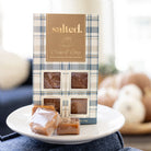 Salted Crisp and Cozy caramel detail close-up — Cloud Nine Pajamas