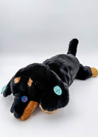 Warm Buddy Heat Up Stuffed Animal Cuddle Buddy Dachshund 15" - Therapeutic warm up weighted dog black and brown