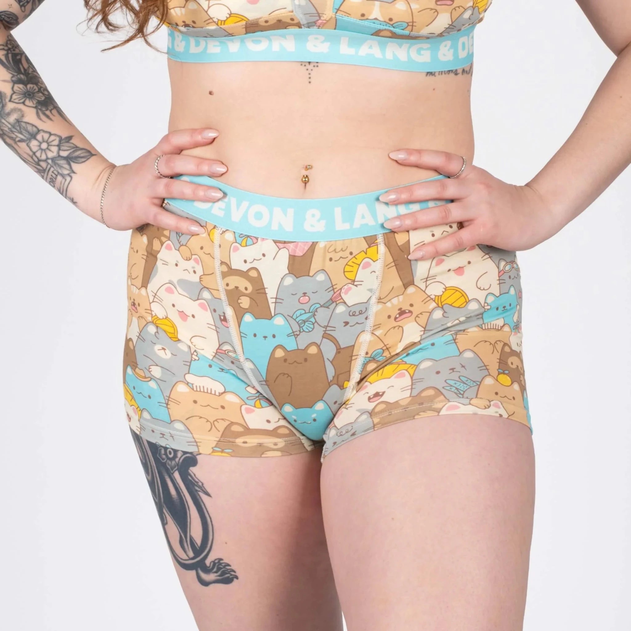 Devon + Lang Bria Boyshort | Women's Modal Underwear | Full Coverage -Devon + Lang- Cloud Nine Pajamas