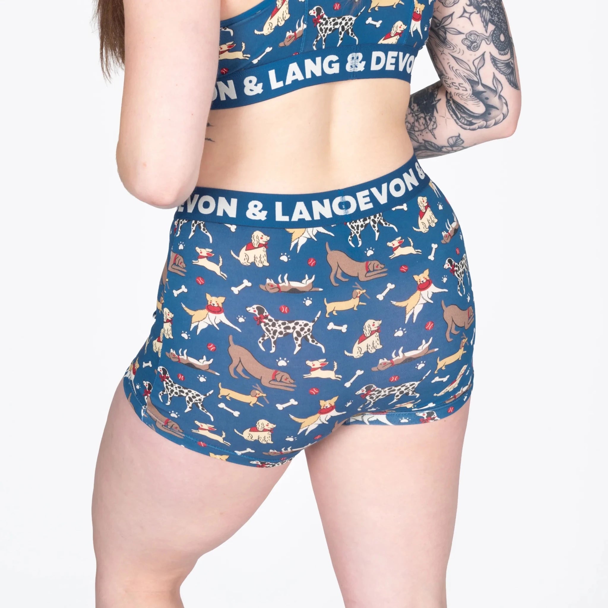 Devon + Lang Bria Boyshort | Women's Modal Underwear | Full Coverage -Devon + Lang- Cloud Nine Pajamas