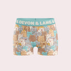 Devon + Lang Bria Boyshort | Women's Modal Underwear | Full Coverage -Devon + Lang- Cloud Nine Pajamas