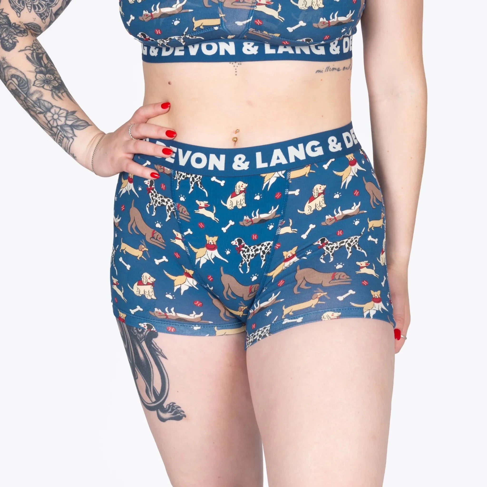 Devon + Lang Bria Boyshort | Women's Modal Underwear | Full Coverage -Devon + Lang- Cloud Nine Pajamas