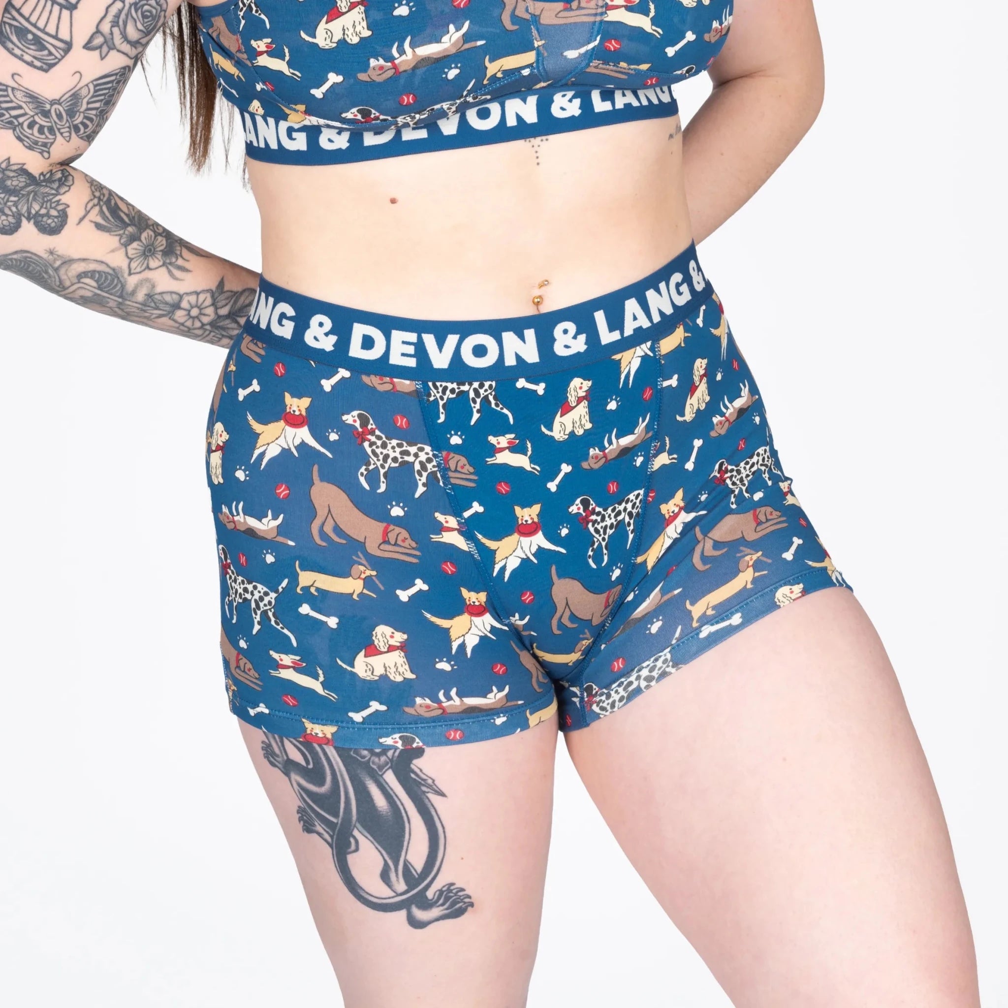 Devon + Lang Bria Boyshort | Women's Modal Underwear | Full Coverage -Devon + Lang- Cloud Nine Pajamas