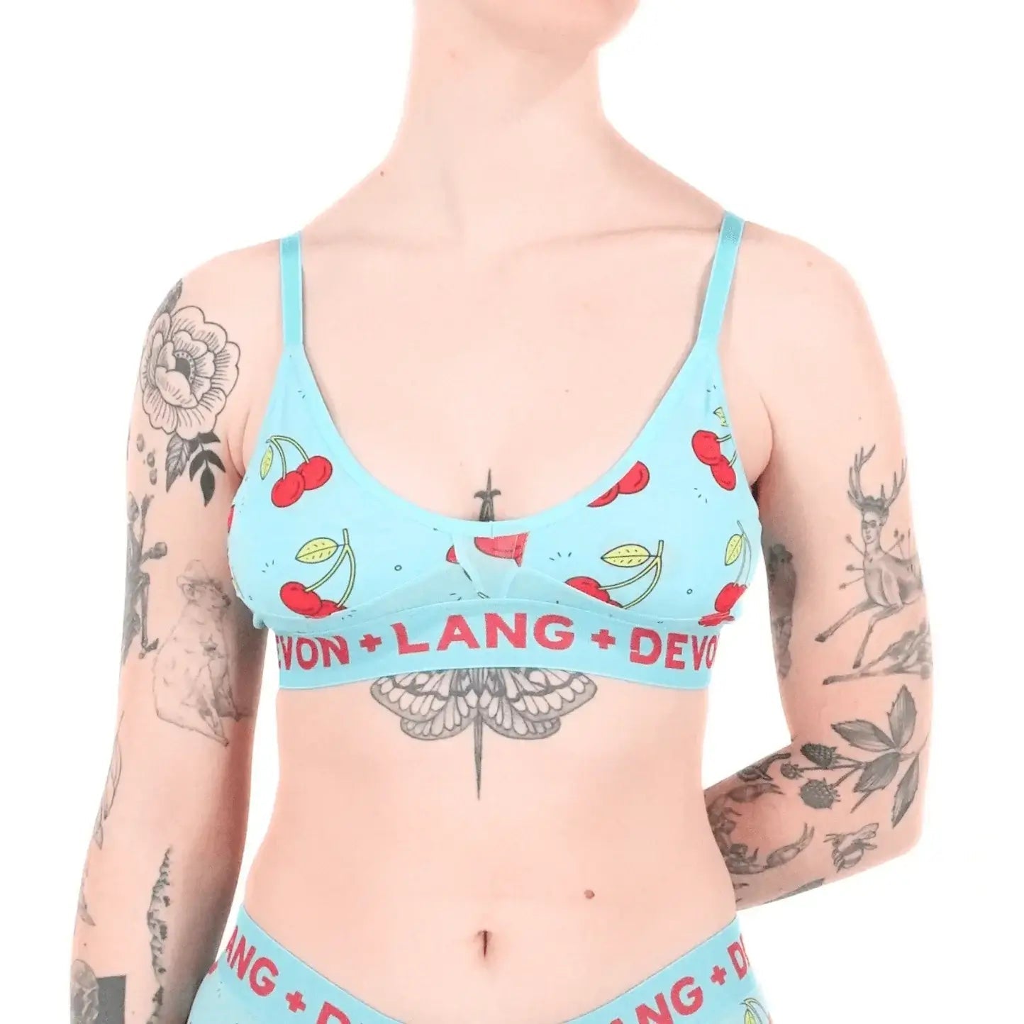 Devon + Lang Bria Printed Bralette Wireless