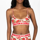 Devon + Lang Bria Printed Bralette | Wireless | Modal | Adjustable Straps -Devon + Lang- Cloud Nine Pajamas